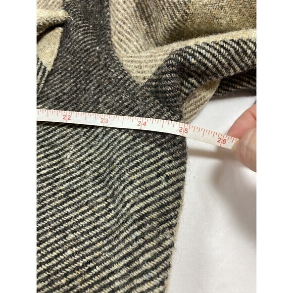 Structure Expedition Gear Shacket Plaid Shirt Medium Button Down Pockets Neutral - Picture 7 of 9